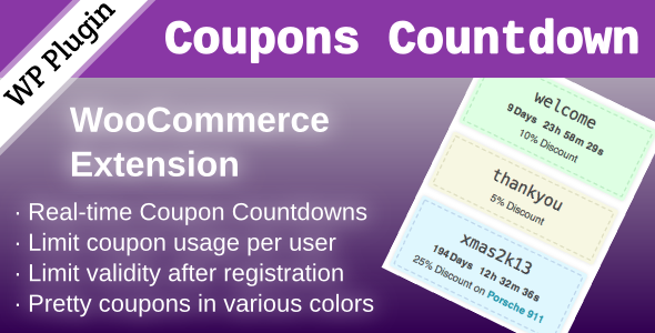 WooCommerce Coupons Countdown