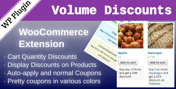WooCommerce Volume Discount Coupons