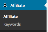 Affiliate Menu