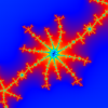 Search Musings Fractal Red and Blue